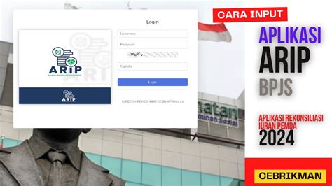 Tutorial Aplikasi Arip Bpjs
