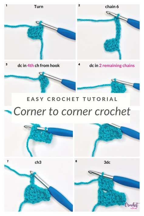 Tutorial C2c Crochet
