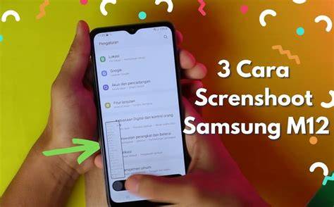 Tutorial Cara Screenshot Samsung A03 3 Jari