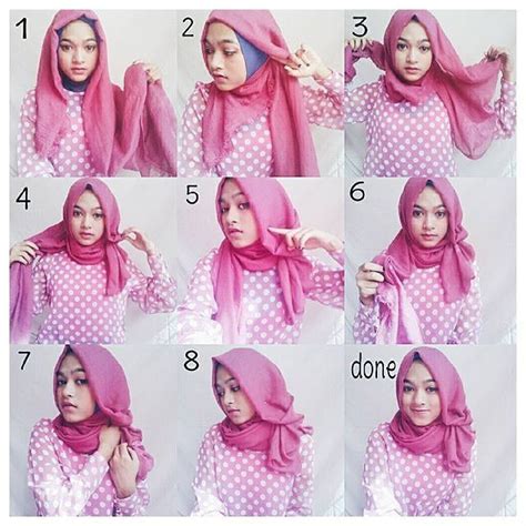 Tutorial Hijab Pashmina Rawis Simple Untuk Remaja