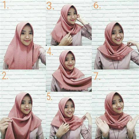 Tutorial Hijab Pashmina Simple Untuk Remaja Masa Kini