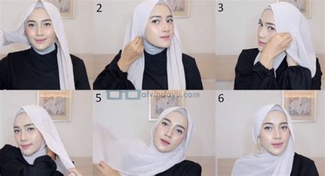 Tutorial Hijab Pashmina Simple Untuk Remaja Wajah Bulat