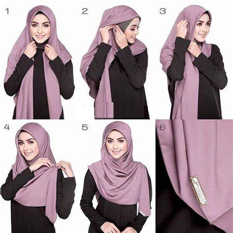 Tutorial Hijab Segi Empat dengan Layer