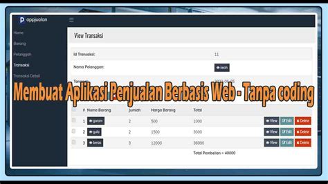 Tutorial Membuat Aplikasi Berbasis Web