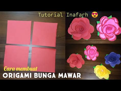 Tutorial Membuat Bunga Mawar