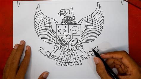 Tutorial Menggambar Burung Garuda