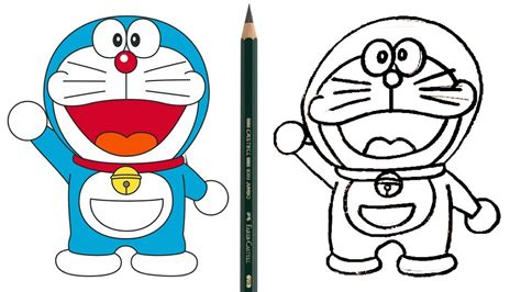 Tutorial Menggambar Doraemon Mudah
