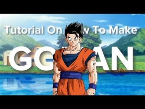 Tutorial On How To Make Gohan From Dragon Ball Super In Roblox 