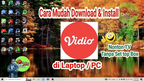 Tutorial about how to download and install the Vidio app on PC