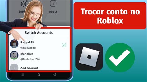 Tutorial como trocar de conta no Roblox - YouTube