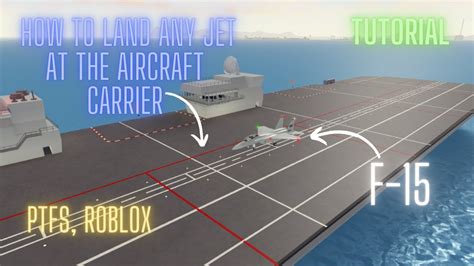 Tutorial on how to fly jets in aircraft carrier | Roblox - YouTube