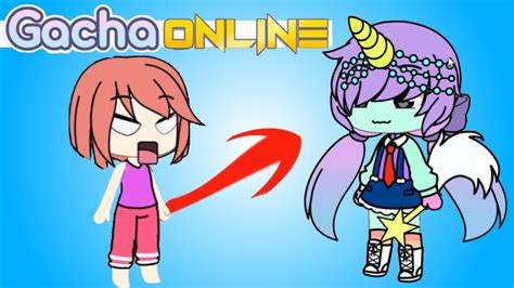 Tutorial to make a character in gacha online roblox - YouTube