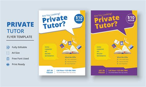 Tutoring Flyer Template - 26+ Free PSD, AI, Vector EPS Format Download | Free & Premium Templates