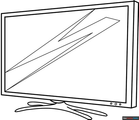 Tv Coloring Page