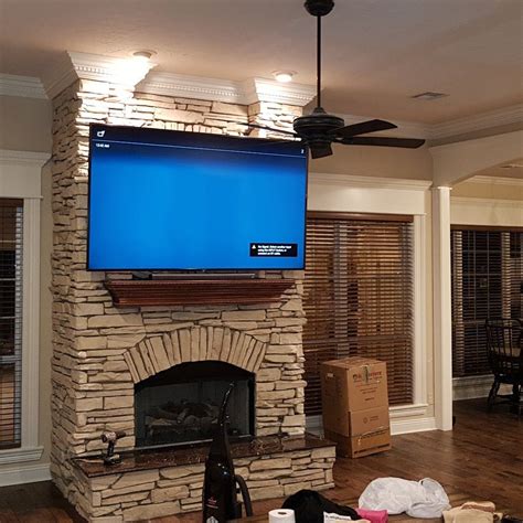 Tv Mounts For Stone Fireplace
