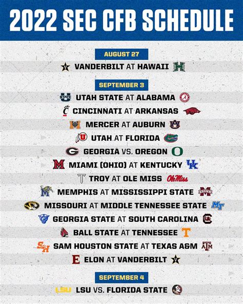 Tv Schedule For Today S Sec Football Games
