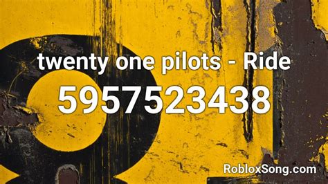 Twenty One Pilots Roblox ID