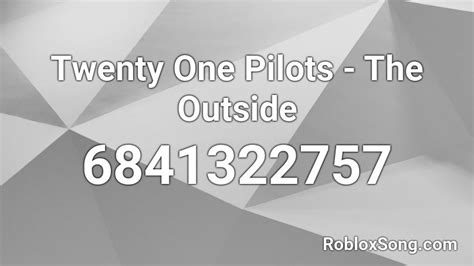 Twenty One Pilots Roblox ID Codes - Roblox ID