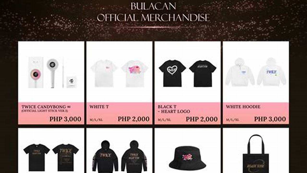 Twice Concert Merchandise 2024