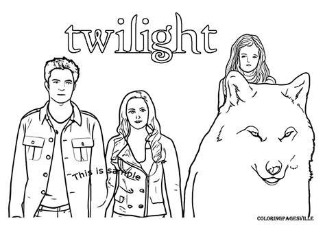 Twilight Movie Coloring Pages