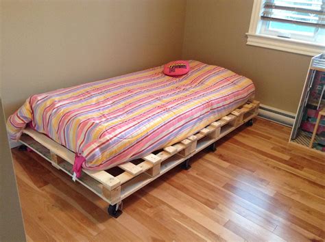 Twin Pallet Bed Frame With Storage