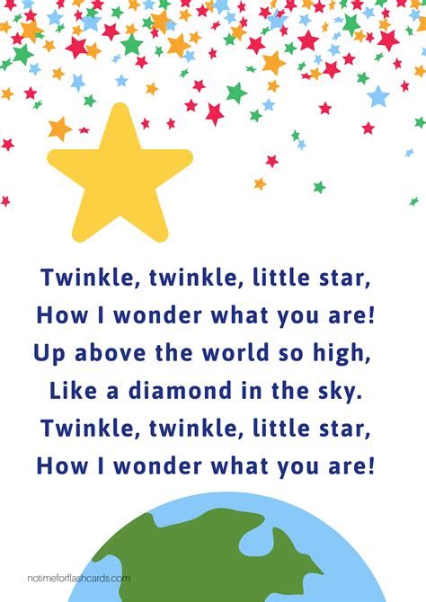 Twinkle Twinkle Little Star Printable