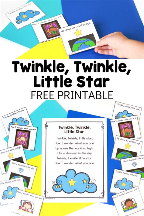 Twinkle Twinkle Little Star Printables