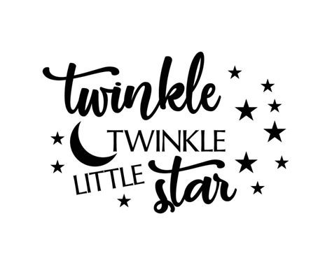 Download Twinkle Twinkle Little Star SVG File - SVG Design Commercial Use Free PSD Mockups
