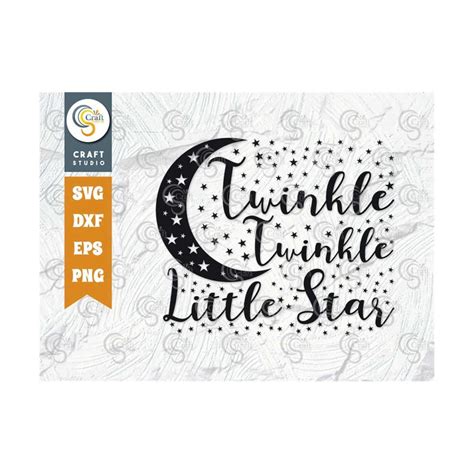 Download Twinkle Twinkle Little Star SVG File - SVG Design Cricut SVG DXF Files