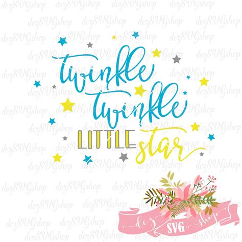 Download Twinkle Twinkle Little Star SVG File - SVG Design Cut Files