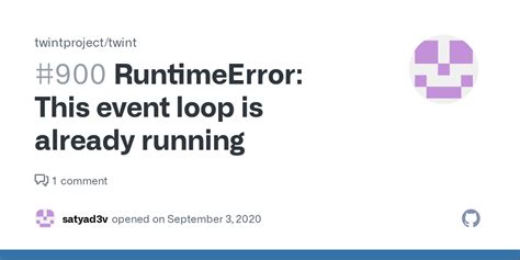 python RuntimeError This event loop is already running error ( in