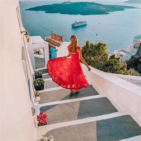 Twirling in Style Santorini