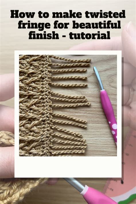 Twisted Crochet Fringe