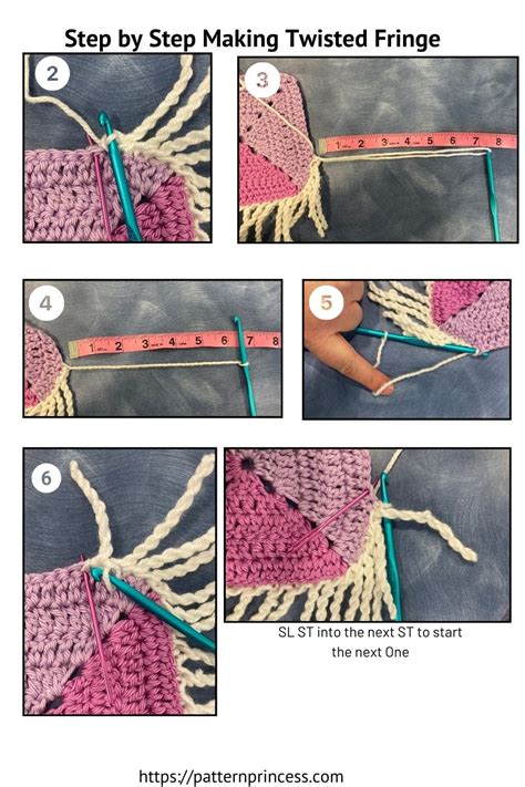 Twisted Fringe Crochet