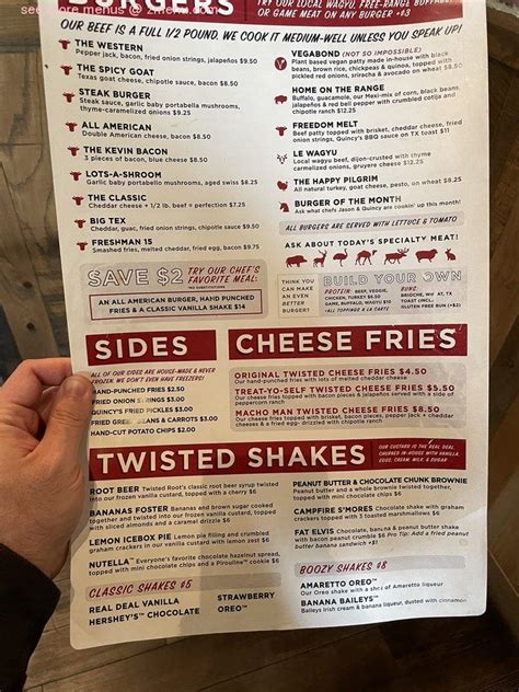 Twisted Root Menu