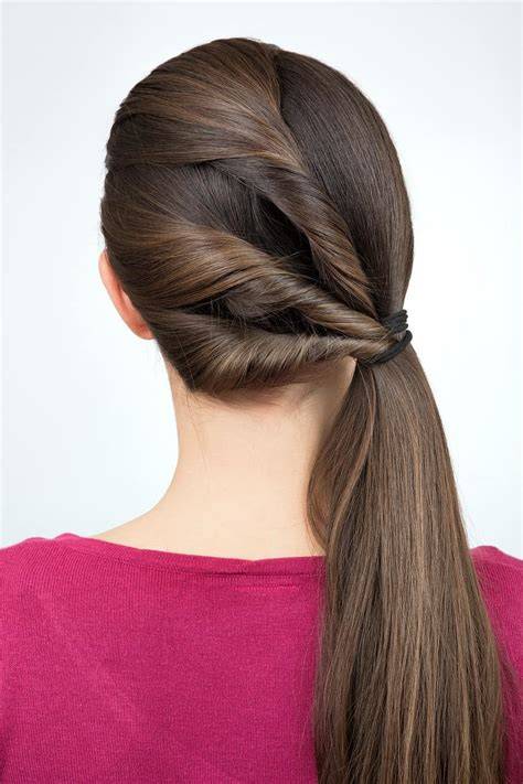 Twisted Side Ponytail