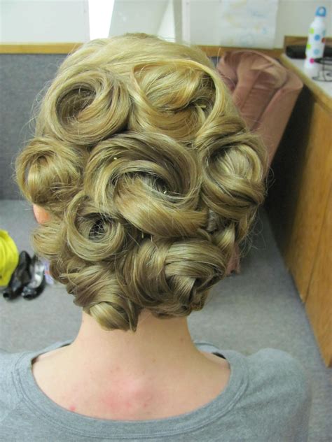 Twisted Updo (Pin-Curl Style)
