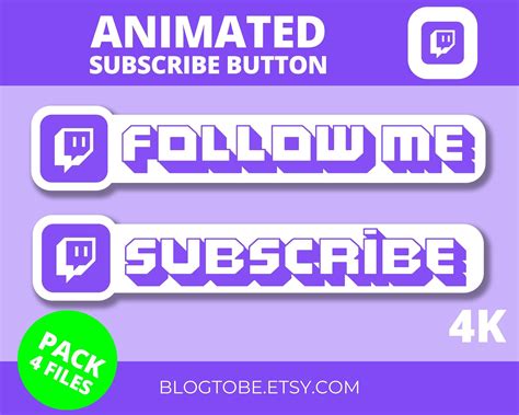 Twitch Subscribe Animation