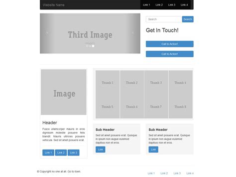 Twitter Bootstrap Templates