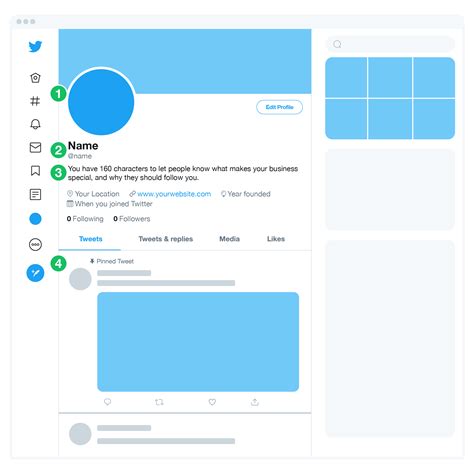 Twitter Profile Template