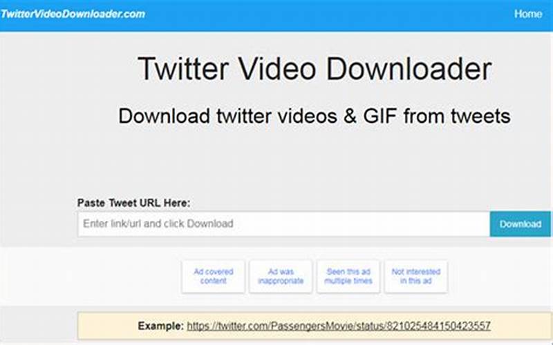Twitter Video Downloader - Twdownload
