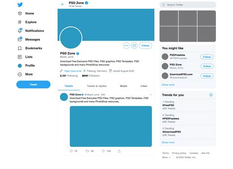 Twitter Profile Template Generator