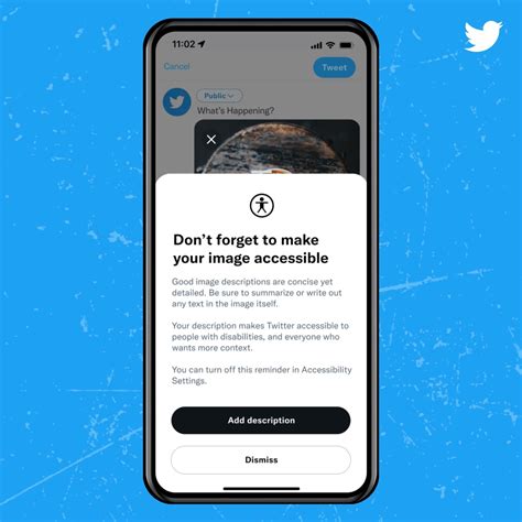 Twitter is adding in alt text reminders
