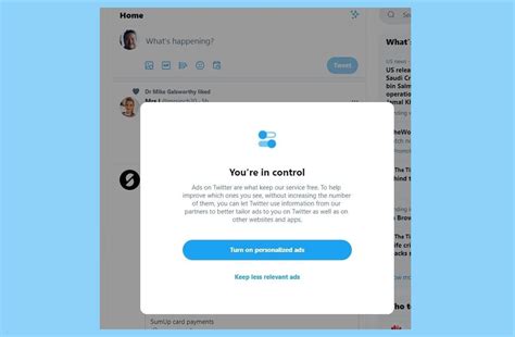 Twitter users should opt in to personalized ads