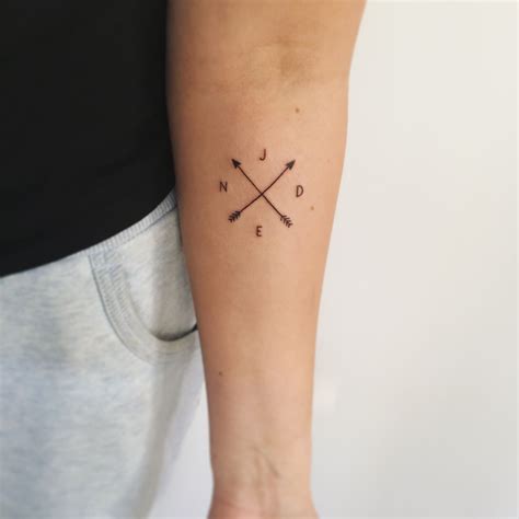 The crossed arrows tattoo the bestie and I got together