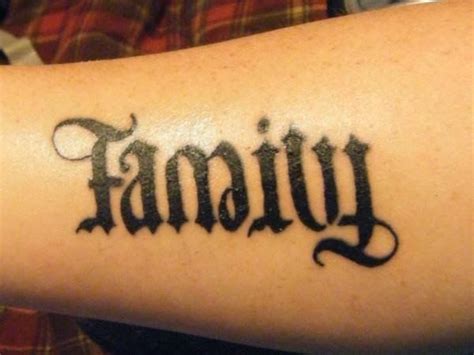 Two Words In One Tattoo