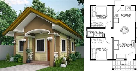 Two Bedroom House Plan