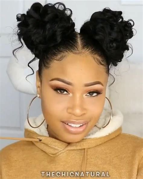 Two Buns Hairstyle