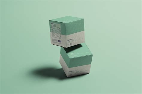 Two Carton Packages Mockup