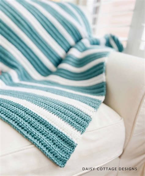 Two Colour Crochet Blanket